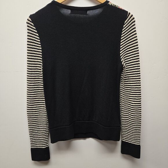 AldoMartins Anthropologie Teodora Abstract Pullover Sweater sz XS Artsy Tribal - Picture 4 of 11